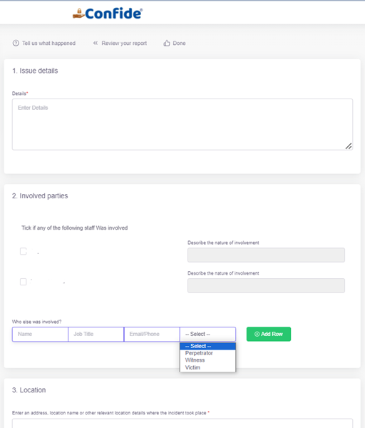 Ethicontrol's platfrom the subcontractors site showing the user report on mobile phone, in the style of light white and dark azure, ethical concerns